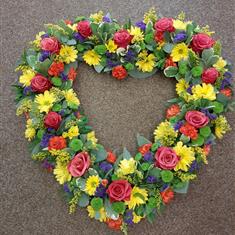 Vibrant loose heart