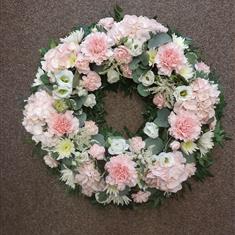 Florists choice wreath 